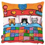 Kedili Yastık Kılıfı-26